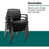 image:imageWorkplace 20 Guest amp Reception Chair Polyurethane BlackFabric