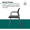 image:imageWorkplace 20 Guest amp Reception Chair Polyurethane BlackFabric