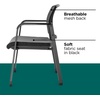 image:imageWorkplace 20 Guest amp Reception Chair Polyurethane BlackFabric