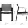 image:imageWorkplace 20 Guest amp Reception Chair Polyurethane BlackFabric