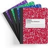 image:imageSTAPLES Composition Notebook 975 x 75 Wide Ruled Assorted Colors 48Pack