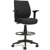 image:imageSTAPLES Drafting Stool Fabric Footrest BlackFabric