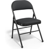 image:imageSTAPLES Folding amp Stacking Chair Faux Leather