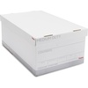 image:imageSTAPLES Storage amp Filing Box HeavyDuty with Handles amp Removable Lid Letter amp Legal Size Documents Stackable 4Pack WhiteGray4 Pack