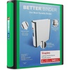 image:imageStaples 2Inch 3Ring Better Binder Durable View Binder for Office amp School Storage Green 2Pack