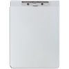 image:imageStaples Aluminum Storage Clipboard Letter Size Silver  HeavyDuty Clipboard with Storage