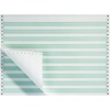 image:imageStaples Green Bar Computer Paper 14 78 x 11 20lb 2700Box For Office School amp Home