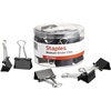 image:imageStaples Medium Binder Clips 063 Capacity Black 144 ClipsPack ST3200324 Pack