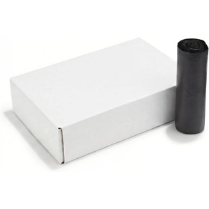 image:image4045 Gallon Trash Bag 40 x 48 High Density 22 mic Black 150 BagsBox