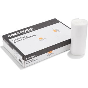 image:imageCoastwide Professional 5560 Gallon Trash Bag 38 x 58 Low Density 13 mil Clear 100 BagsBox