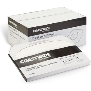 image:imageCoastwide Professional Toilet Seat Covers 087 x 1043 250Pack 10 PacksCarton10 Pack