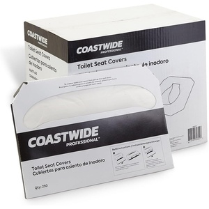 image:imageCoastwide Professional Toilet Seat Covers 087 x 1043 250Pack 10 PacksCarton20 Pack