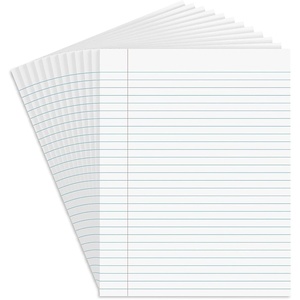 image:imageSTAPLES Legal Pads 85 x 11 Wide Ruled Perforated 50 SheetsPad 12PackScratchpad 12 Pack