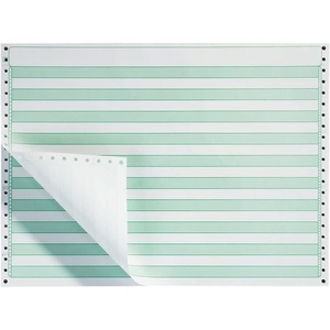 image:imageStaples Green Bar Computer Paper 14 78 x 11 20lb 2700Box For Office School amp Home
