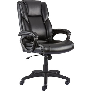 image:imageStaples Kelburne Luxura Faux Leather Computer and Desk Chair Black 2Pack