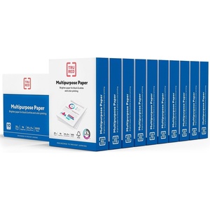 image:imageTRU RED Multipurpose Paper 85 x 11 Inch 20 lb 96 Bright White 10 Reams Carton  10 Reams Carton