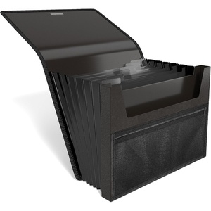 image:imageTRU RED Plastic Accordion File 7Pocket Expanding Organizer Letter Size Durable Poly Construction  3Pack