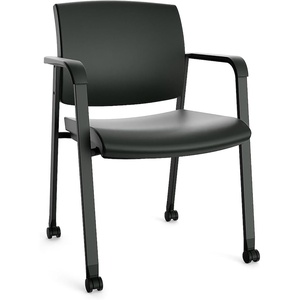 image:imageWorkplace 20 Guest amp Reception Chair Polyurethane BlackPoly