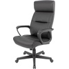 image:imageSTAPLES Rutherford Ergonomic Manager amp Executive Office Chair High Back Swivel Adjustable Height Luxura Faux Leather GrayBlack