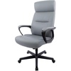 image:imageSTAPLES Rutherford Ergonomic Manager amp Executive Office Chair High Back Swivel Adjustable Height Luxura Faux Leather GrayGrey