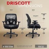 image:imageStaples 1680262 Driscott Mesh Big and Tall Chair Black