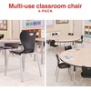image:imageSTAPLES Polypropylene 14 Student Chair Black 4Box ST63542