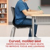 image:imageSTAPLES Polypropylene 16 Student Chair Black 4Box ST63541