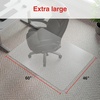 image:imageStaples Chair Mat 46 x 60 for LowPile Carpet Clear Poly ST63677