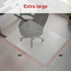 image:imageStaples Chair Mat 46 x 60 for MediumPile Carpet Clear Poly ST63675