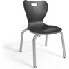 image:imageSTAPLES Polypropylene 12 Student Chair Black 4Box ST63543