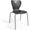 image:imageSTAPLES Polypropylene 18 Student Chair Black 4Box ST63540