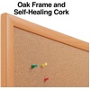 image:imageStaples Cork Bulletin Board Aluminum Frame 2 ft W x 15 ft H1 Count Pack of 1