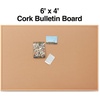 image:imageStaples Cork Bulletin Board Aluminum Frame 2 ft W x 15 ft H1 Count Pack of 1