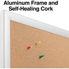 image:imageStaples Cork Bulletin Board Aluminum Frame 2 ft W x 15 ft H1 Count Pack of 1