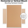 image:imageStaples Cork Bulletin Board Aluminum Frame 2 ft W x 15 ft H1 Count Pack of 1