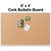 image:imageStaples Cork Bulletin Board Aluminum Frame 2 ft W x 15 ft H1 Count Pack of 1