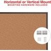 image:imageStaples Cork Bulletin Board Aluminum Frame 2 ft W x 15 ft H36 x 48