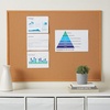 image:imageStaples Cork Bulletin Board Aluminum Frame 2 ft W x 15 ft H4 x 3