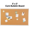 image:imageStaples Cork Bulletin Board Aluminum Frame 2 ft W x 15 ft H5 x 3