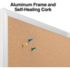 image:imageStaples Cork Bulletin Board Aluminum Frame 2 ft W x 15 ft H5 x 3