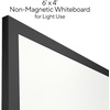 image:imageTRU RED Steel Magnetic Whiteboard Satin Frame 2x2 FeetBlack