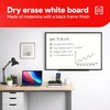 image:imageTRU RED Steel Magnetic Whiteboard Satin Frame 2x2 FeetBlack