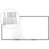 image:imageTRU RED Steel Magnetic Whiteboard Satin Frame 2x2 FeetBlack