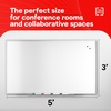 image:imageTRU RED Steel Magnetic Whiteboard Satin Frame 2x2 FeetGray