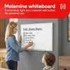 image:imageTRU RED Steel Magnetic Whiteboard Satin Frame 2x2 FeetGray