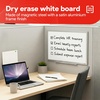 image:imageTRU RED Steel Magnetic Whiteboard Satin Frame 2x2 FeetGray