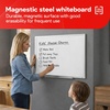 image:imageTRU RED Steel Magnetic Whiteboard Satin Frame 2x2 FeetGray