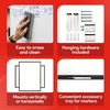 image:imageTRU RED Steel Magnetic Whiteboard Satin Frame 2x2 FeetGray