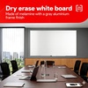 image:imageTRU RED Steel Magnetic Whiteboard Satin Frame 2x2 FeetGray