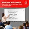image:imageTRU RED Steel Magnetic Whiteboard Satin Frame 2x2 FeetGray